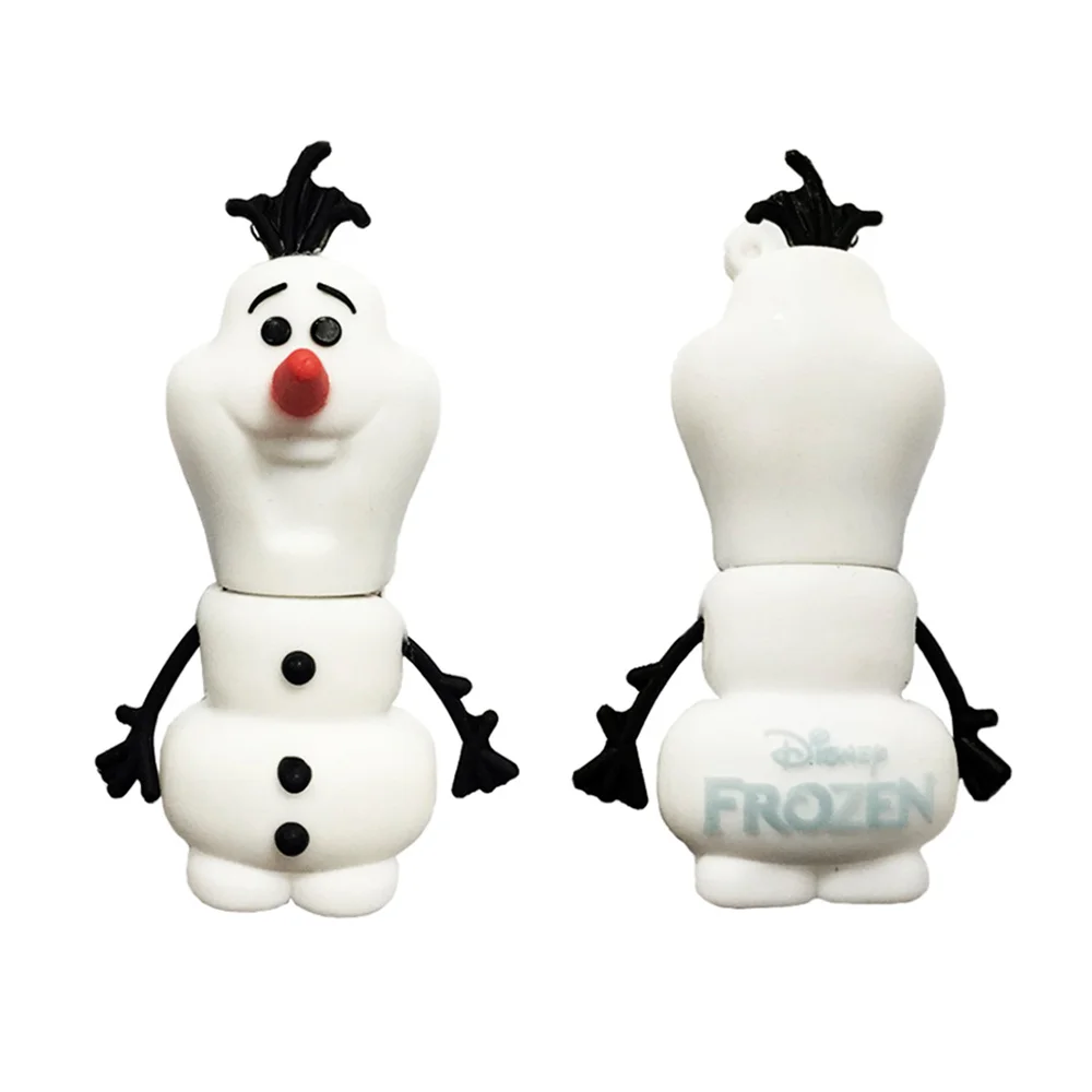 Флешка Резиновая Снеговик Олаф Frozen Snowman Olaf Q105 белый 128 Гб - фото 2