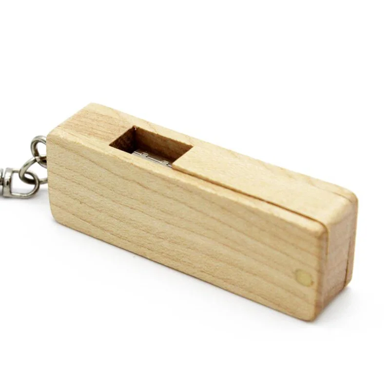 Флешка Деревянная Твистер Twister Classic Wood F106 бежевый 4 Гб
