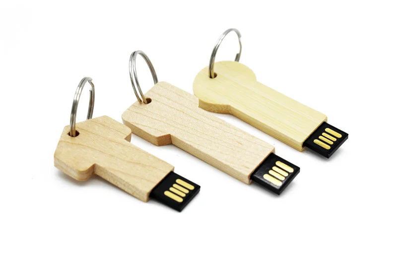 Флешка Деревянная Ключ Key Wood F108 бежевый 128 Гб - фото 6
