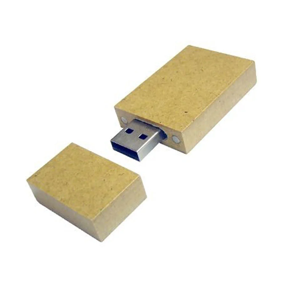 Флешка Бумажная Плитка Plate Paper D117 бежевый 32 Гб - фото 5