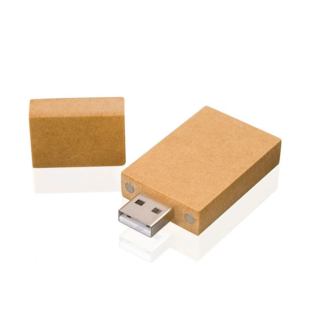 Флешка Бумажная Плитка Plate Paper D117 бежевый 256 Гб - фото 2