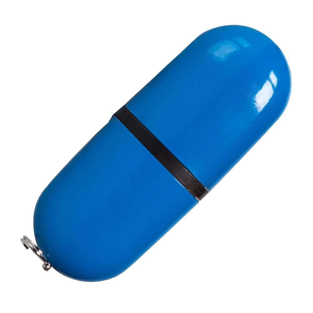 Флешка Пластиковая Капсула \Capsule\ S126 синий 4 Гб - фото 9