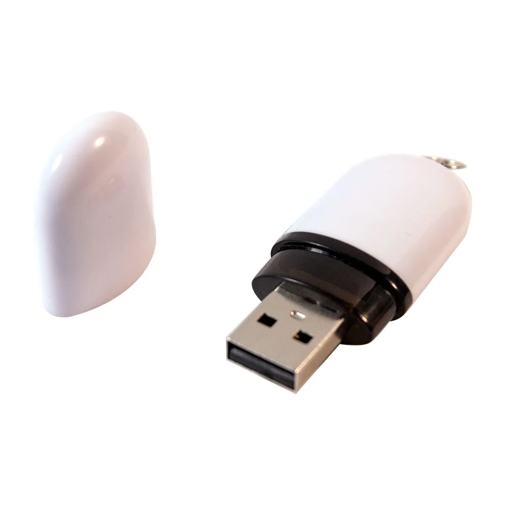 Флешка Пластиковая Капсула \Capsule\ S126 белый 4 Гб - фото 2