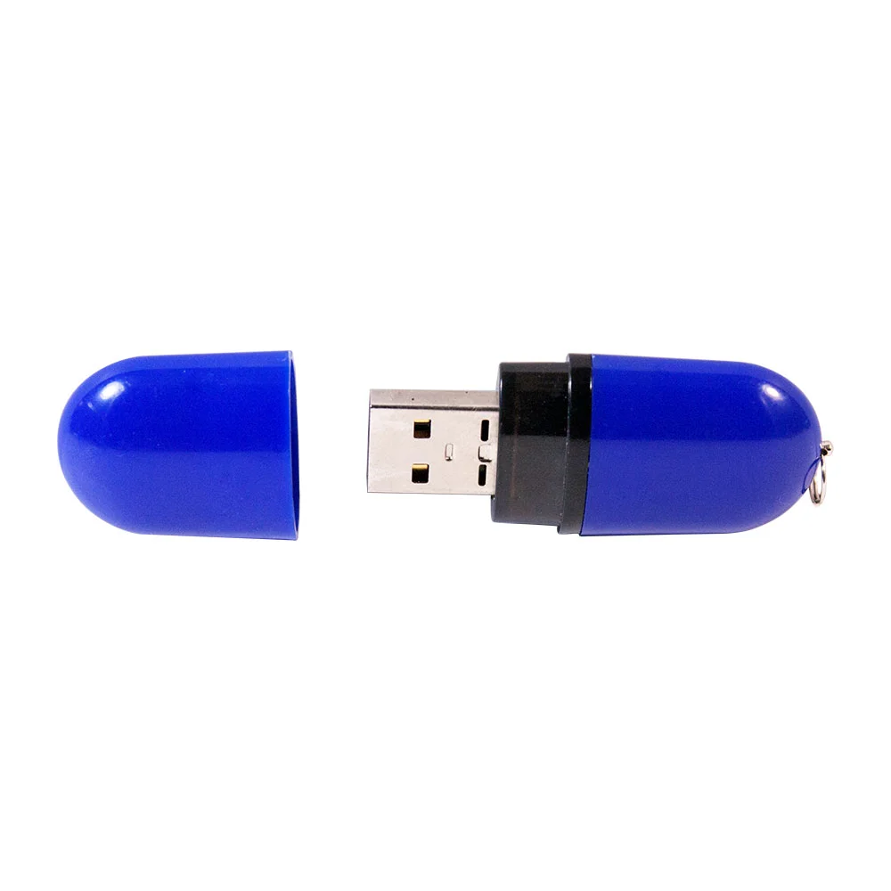 Флешка Пластиковая Капсула Capsule S126 синий 256 Гб - фото 6