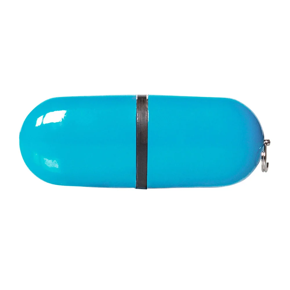 Флешка Пластиковая Капсула Capsule S126 голубой 128 Гб - фото 1