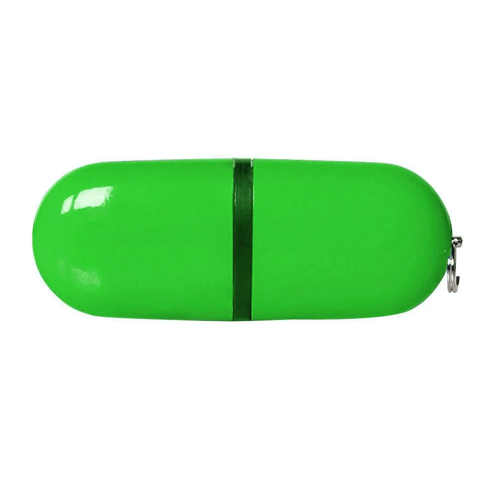 Флешка Пластиковая Капсула Capsule S126 зеленый 512 Гб - фото 1