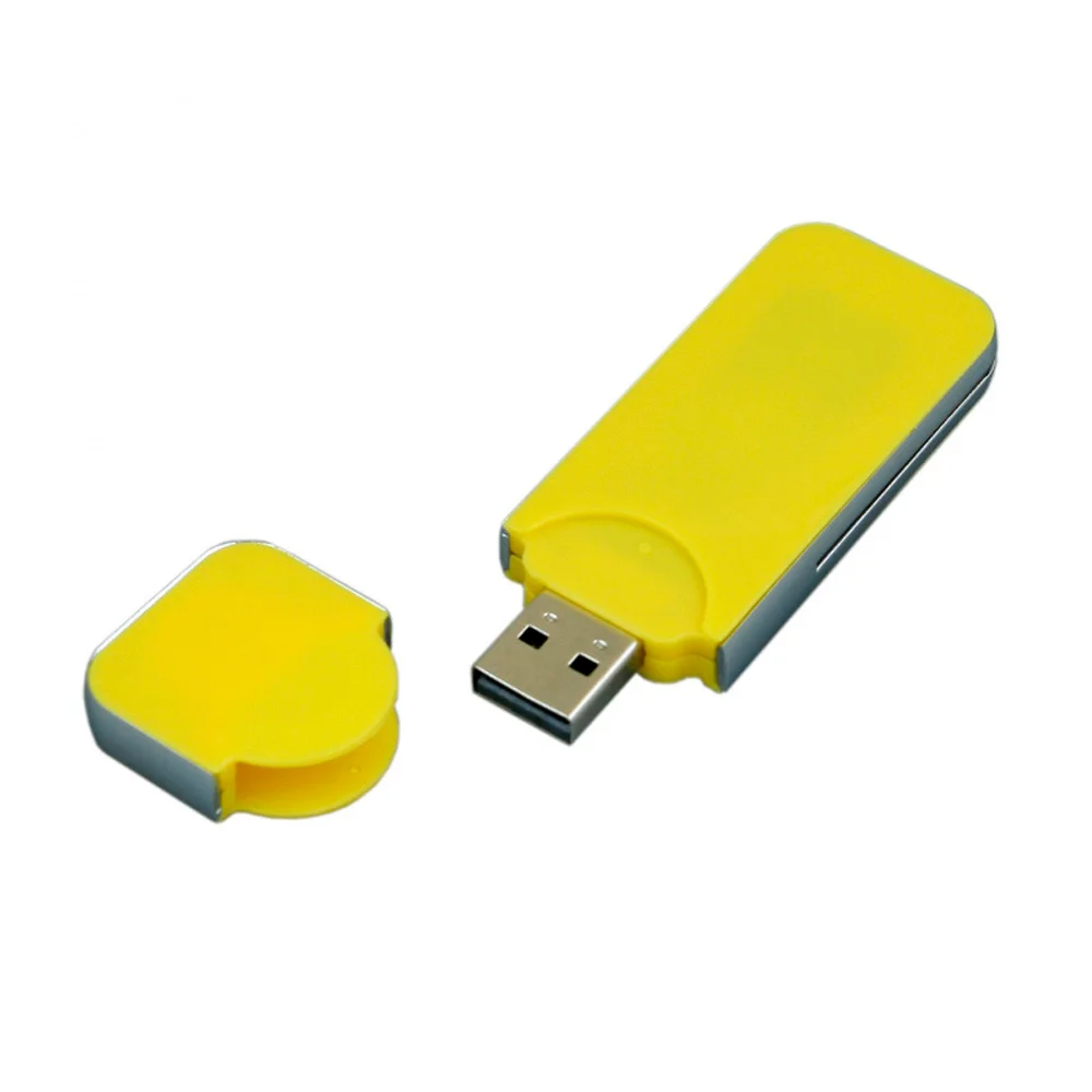 Флешка Пластиковая Плайк Plike S127 желтый 16 Гб - фото 2