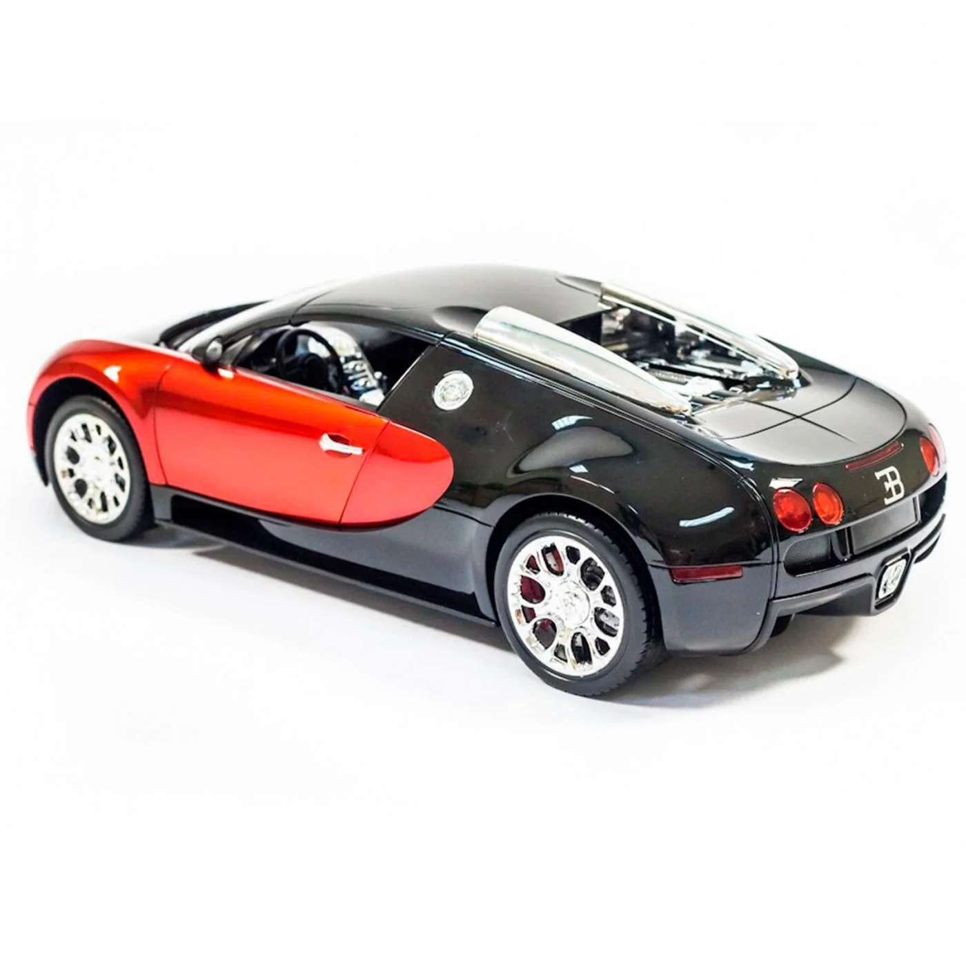 Флешка Металлическая Автомобиль Бугатти Bugatti Veyron R130 черная 64 Гб Красный - фото 5