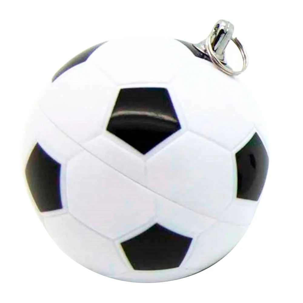 Флешка Пластиковая Футбольный Мяч \Soccer Ball\ S140 белый / черный 4 Гб