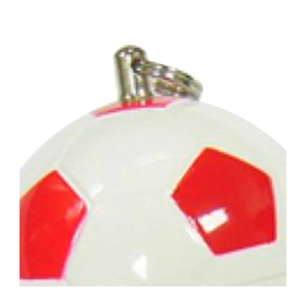 Флешка Пластиковая Футбольный Мяч \Soccer Ball\ S140 белый / красный 4 Гб - фото 6