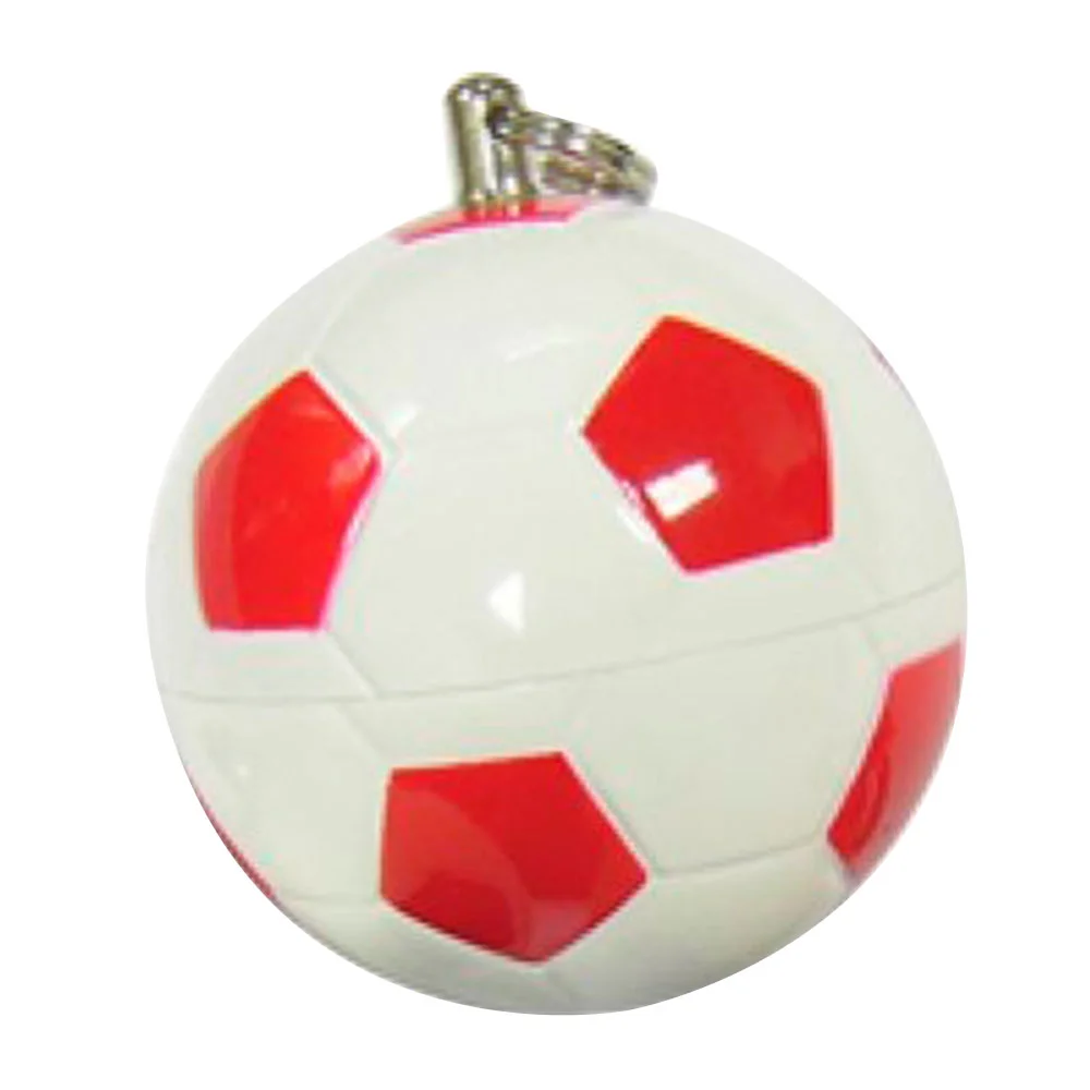 Флешка Пластиковая Футбольный Мяч Soccer Ball S140 белый / красный 512 Гб - фото 1