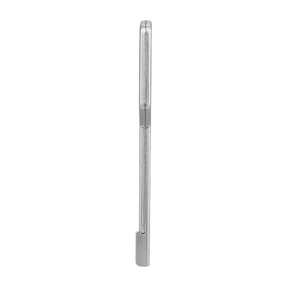 Флешка Металлическая Ключ Key R145 серебряный матовый 4 Гб - фото 4