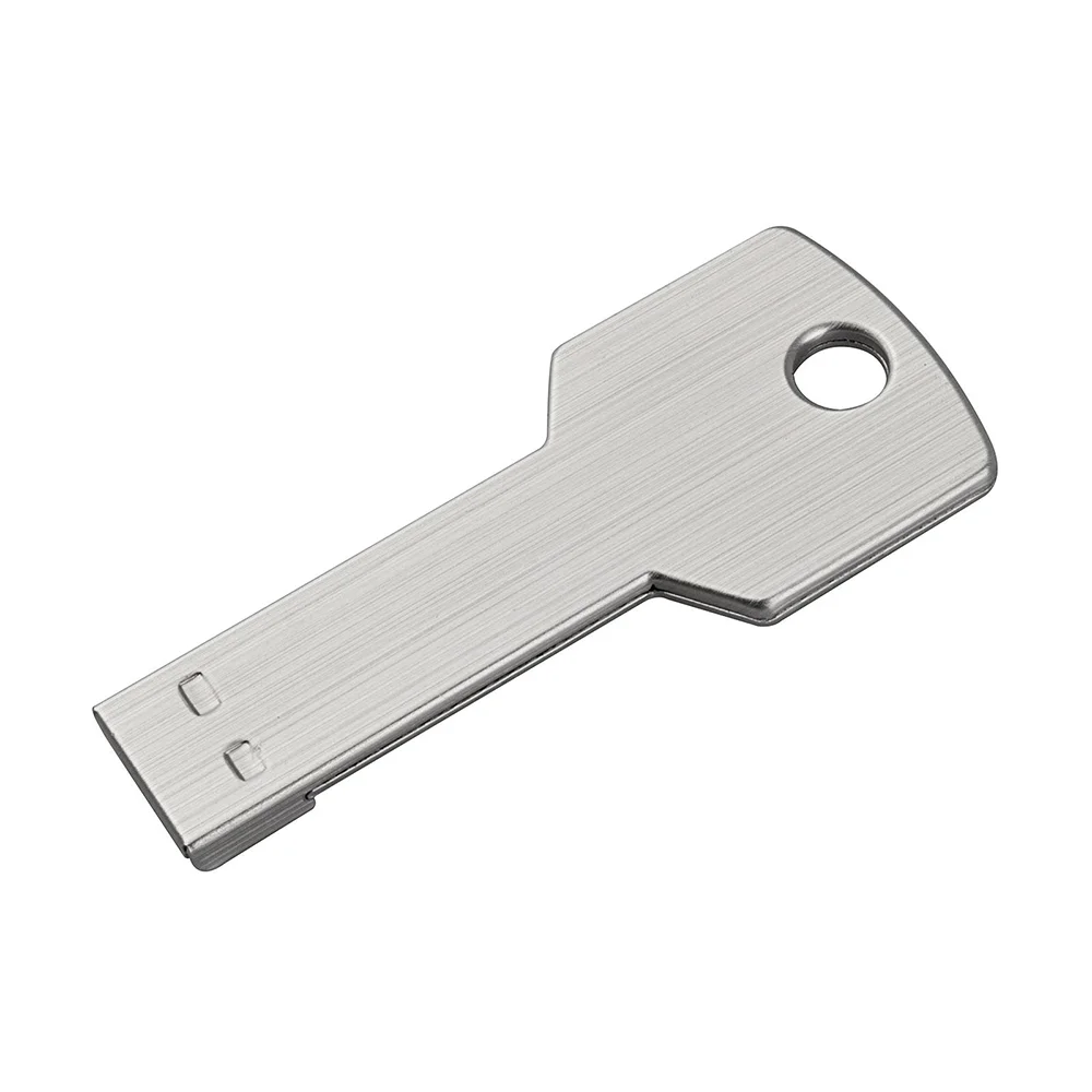 Флешка Металлическая Ключ Key R145 серебряный матовый 32 Гб - фото 3