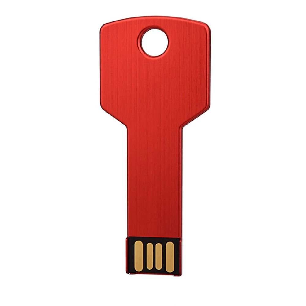 Флешка Металлическая Ключ Key R145 красный 1 Гб - фото 2