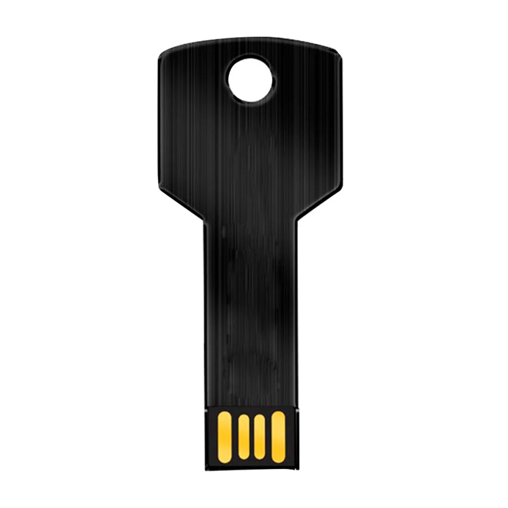 Флешка Металлическая Ключ Key R145 черный 2 Гб - фото 2