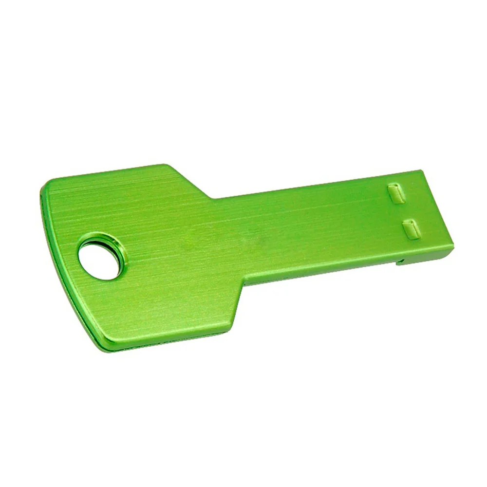 Флешка Металлическая Ключ Key R145 салатовый 2 Гб - фото 3