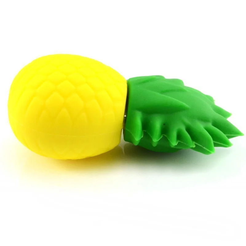 Флешка Резиновая Ананас \Pineapple\ Q146 желтый 256 Гб - фото 5