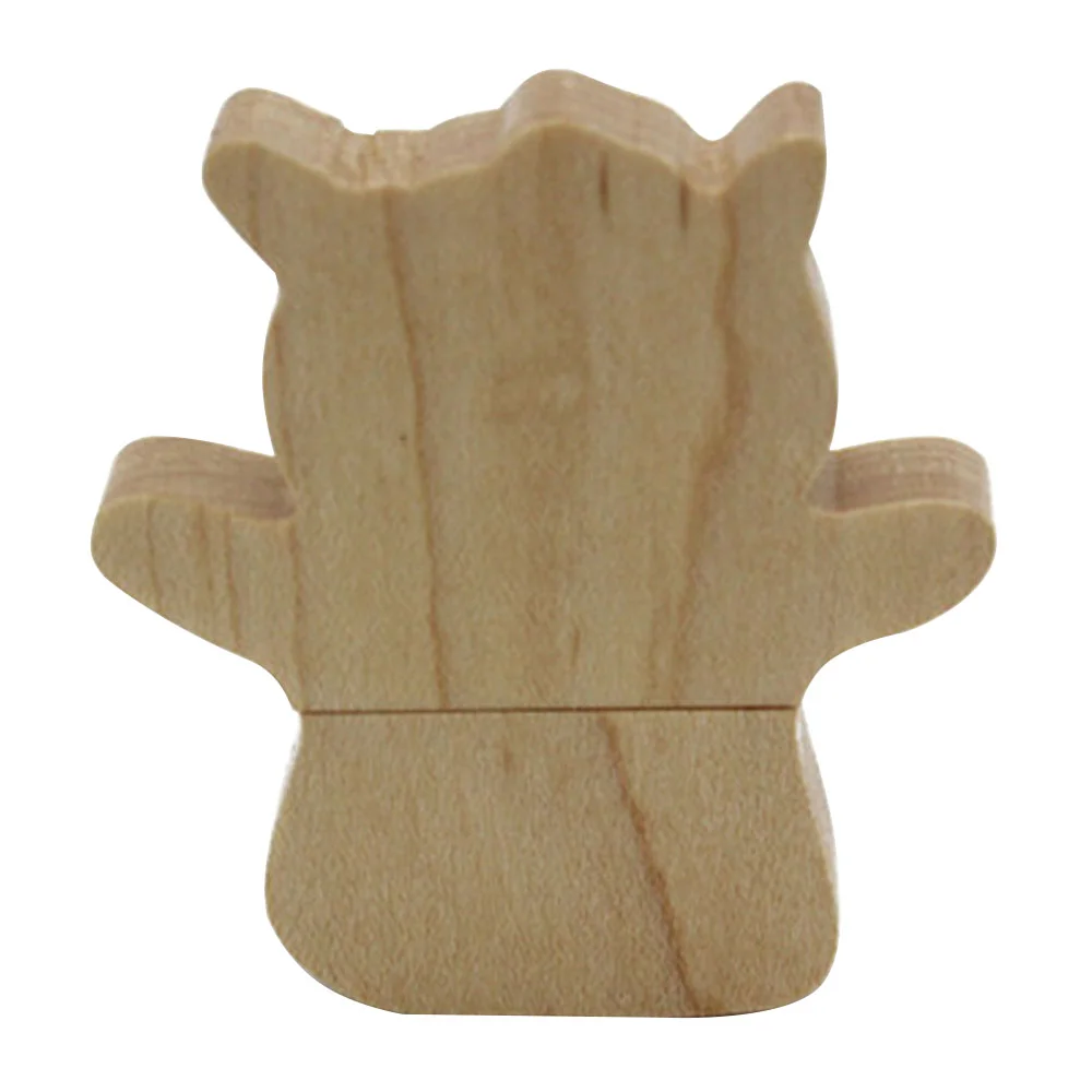 Флешка Деревянная Свинка Вуди Woody Pig F157 бежевый 16 Гб - фото 3