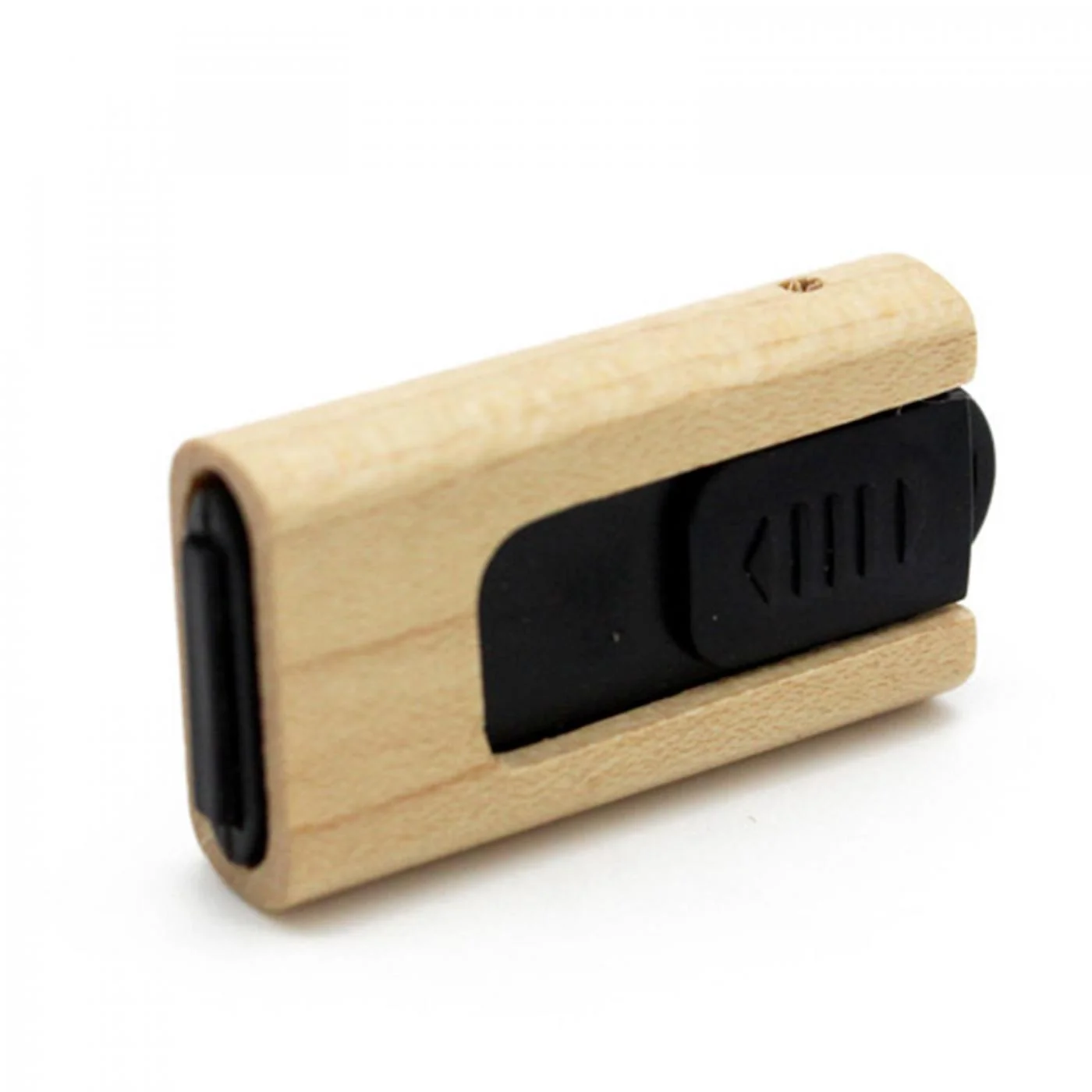 Флешка Деревянная Мини Стик Mini Stick F159 бежевая 4 Гб - фото 4