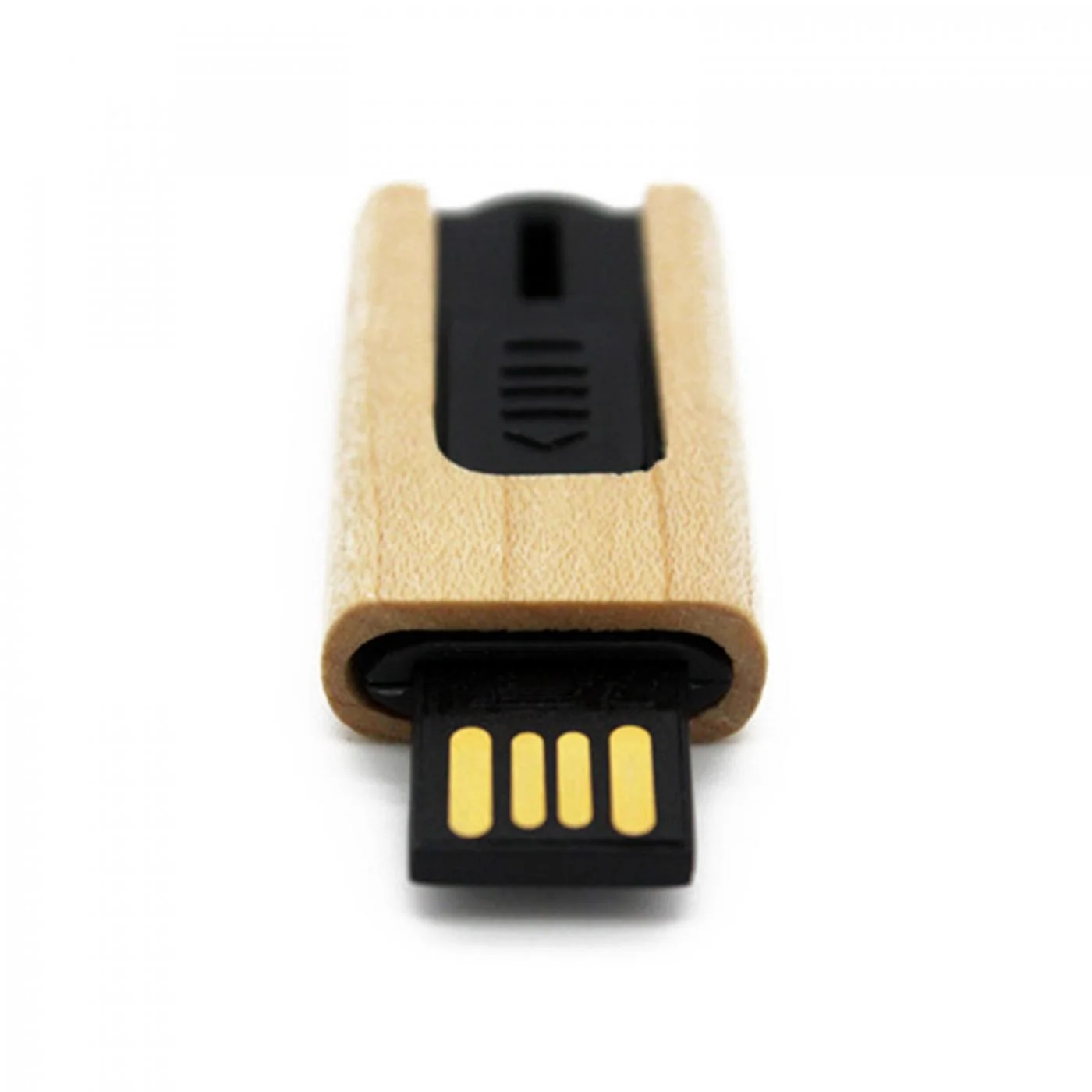 Флешка Деревянная Мини Стик Mini Stick F159 бежевая 4 Гб - фото 7
