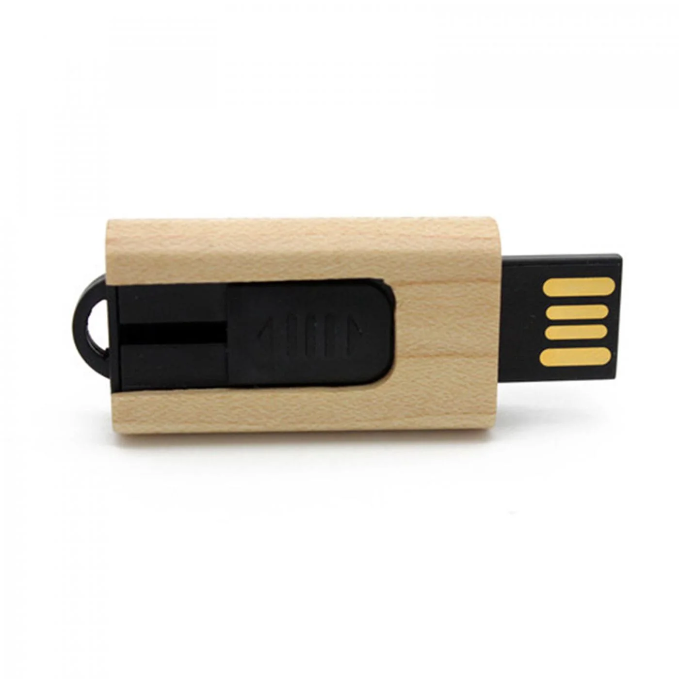 Флешка Деревянная Мини Стик Mini Stick F159 бежевая 1 Гб - фото 6