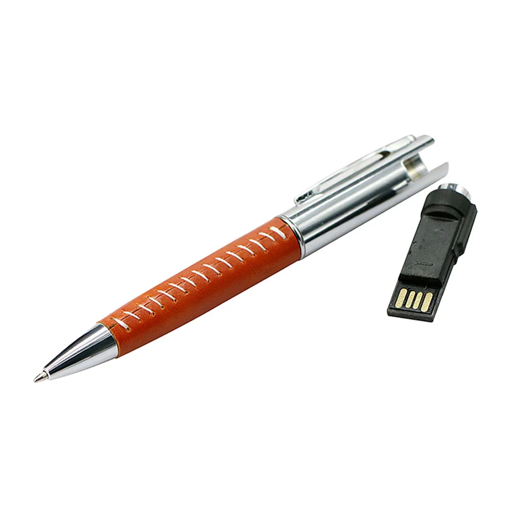 Флешка Металлическая Ручка Наппа Pen Nappa R162 оранжевый 4 Гб - фото 3