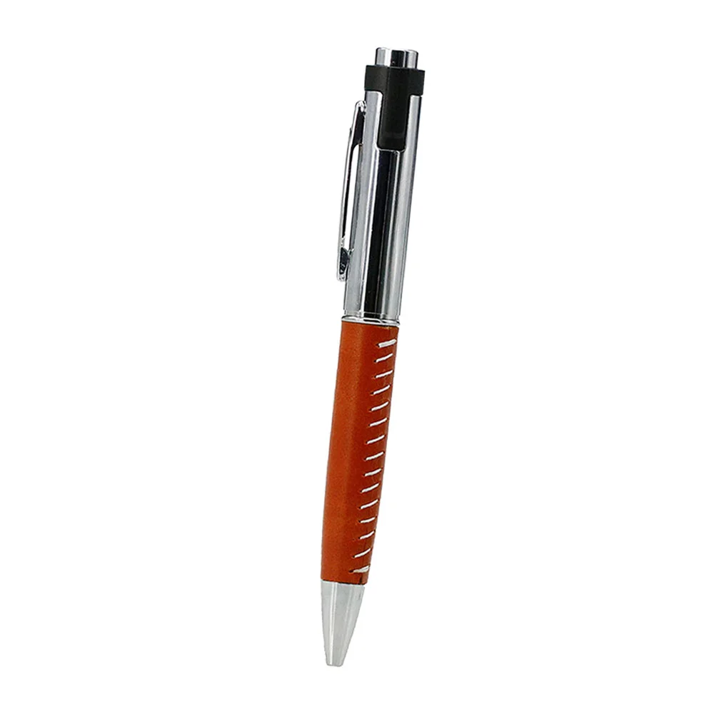 Флешка Металлическая Ручка Наппа Pen Nappa R162 оранжевый 128 Гб - фото 1