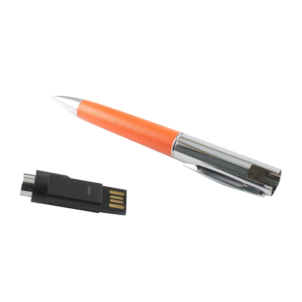 Флешка Металлическая Ручка Наппа "Pen Nappa" R162 оранжевый 512 Гб - фото 10