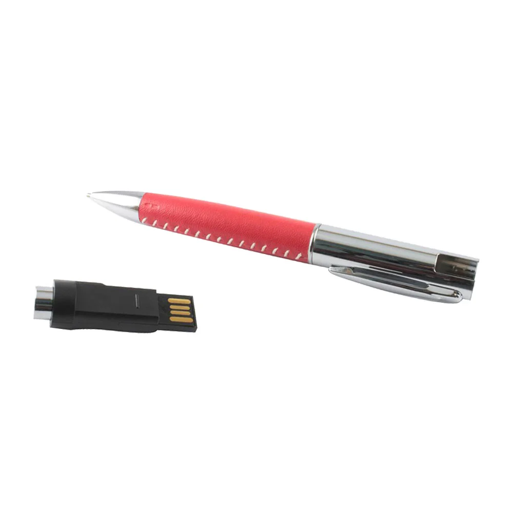Флешка Металлическая Ручка Наппа Pen Nappa R162 красный 1 Гб - фото 2
