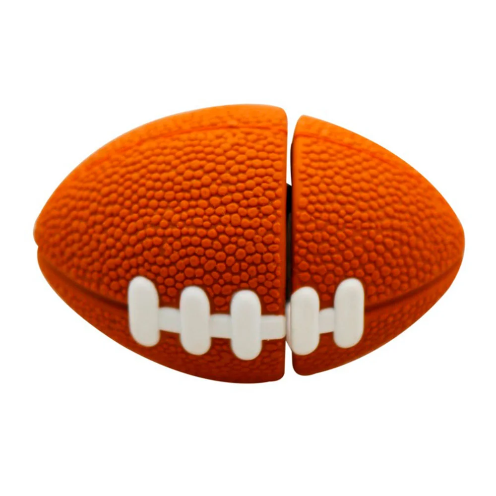 Флешка Резиновая Мяч Регби Rugby Ball Q164 - фото 1
