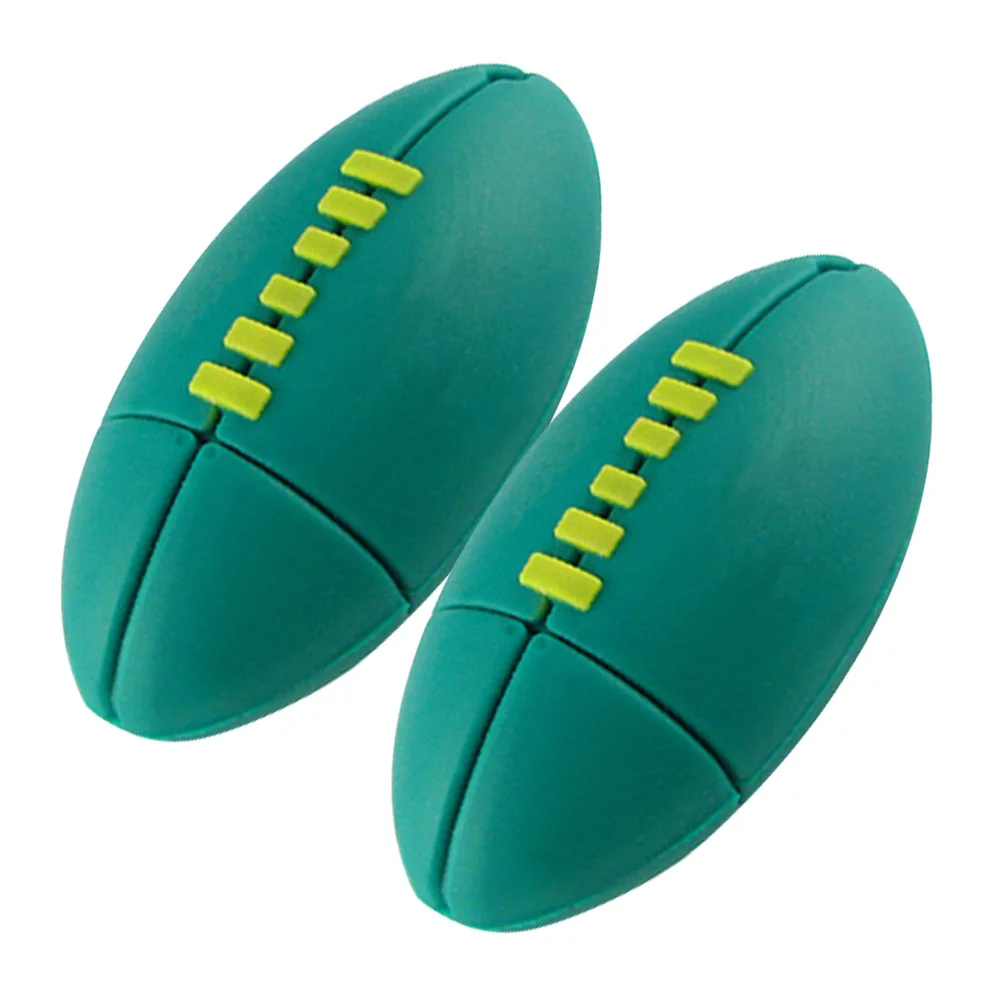 Флешка Резиновая Мяч Регби Rugby Ball Q164 зеленый 1 Гб - фото 8