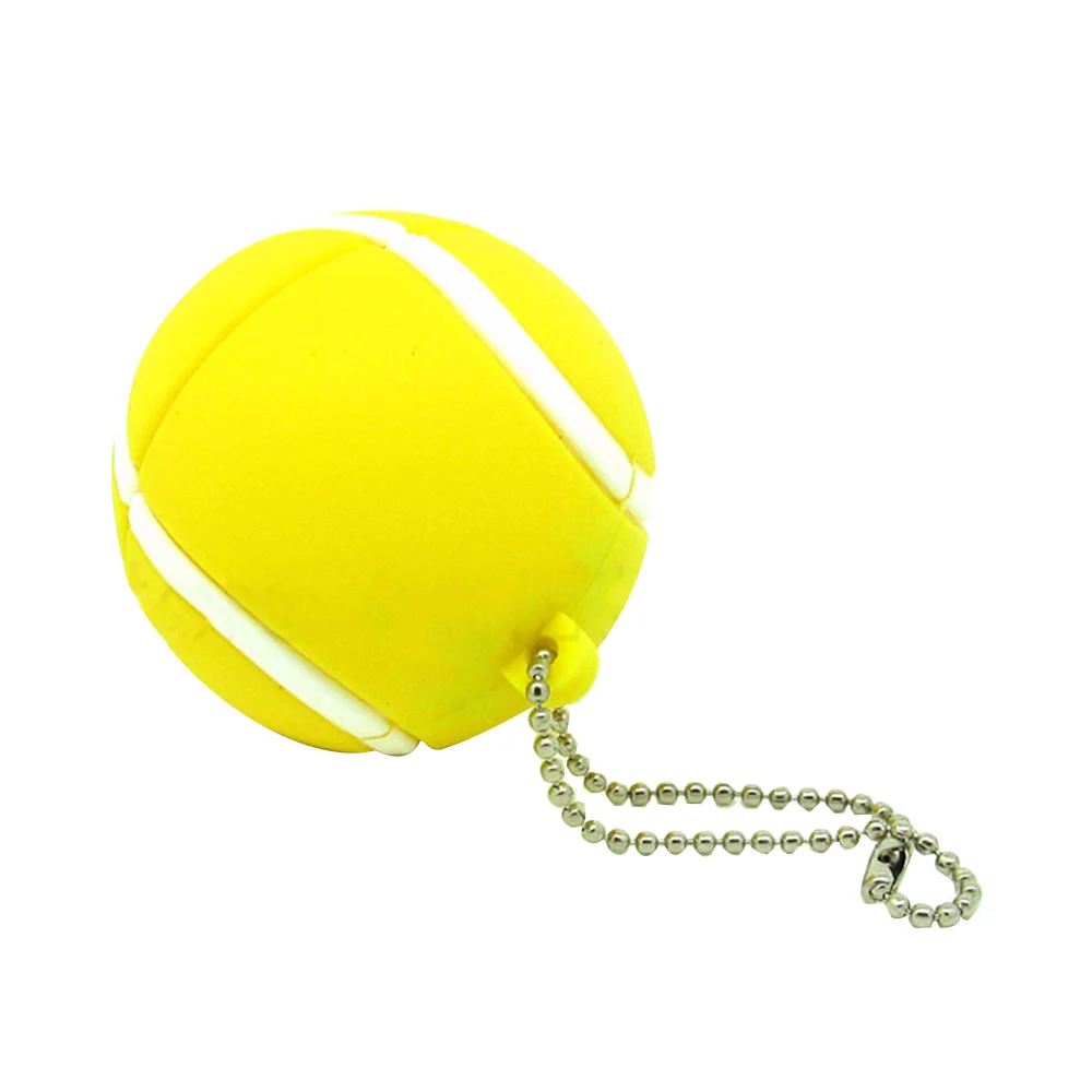 Флешка Резиновая Теннисный Мяч Tennis Ball Q167 желтый 128 Гб - фото 6