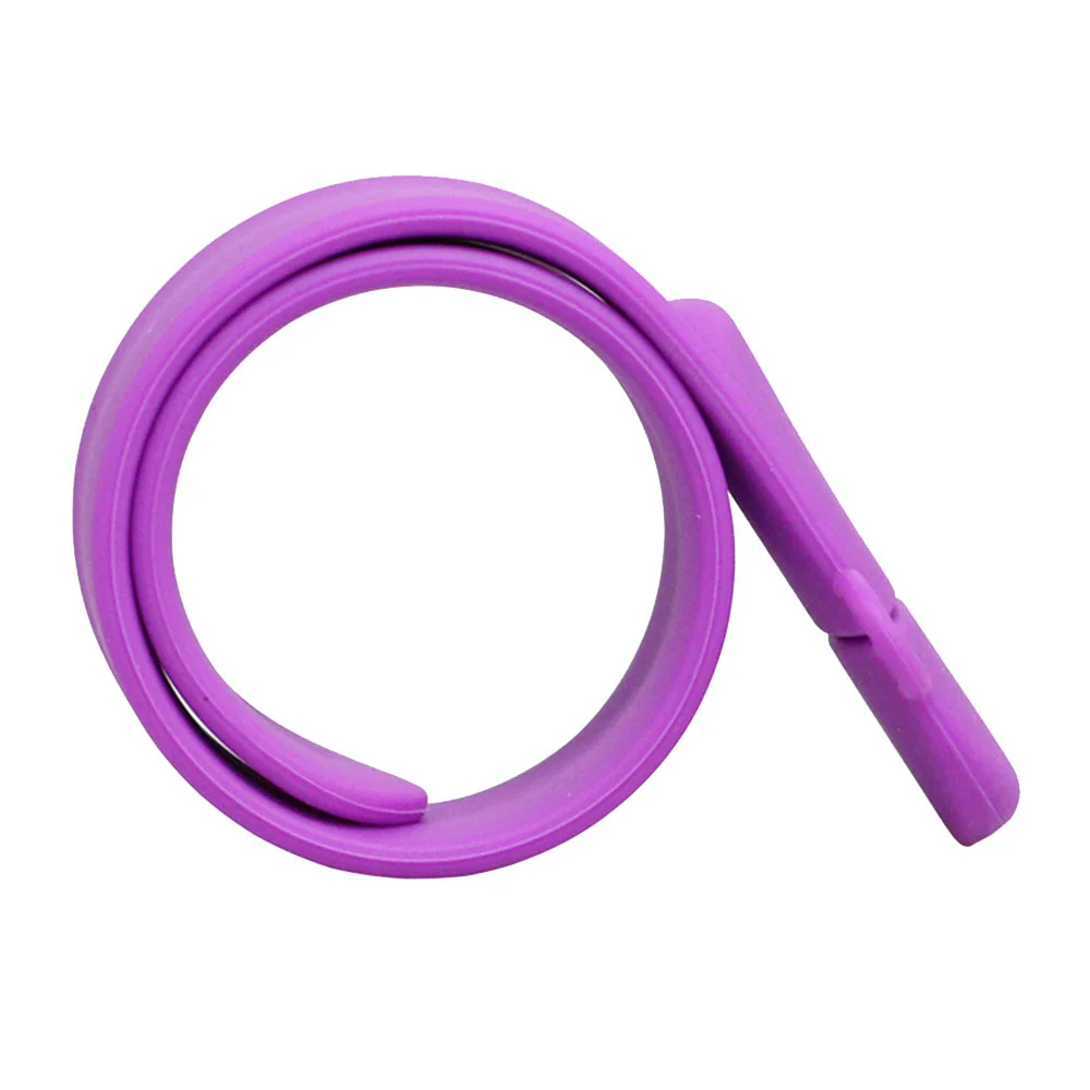 Флешка Силиконовый Браслет Слап Bracelet Slap V169 фиолетовый 128 Гб - фото 4