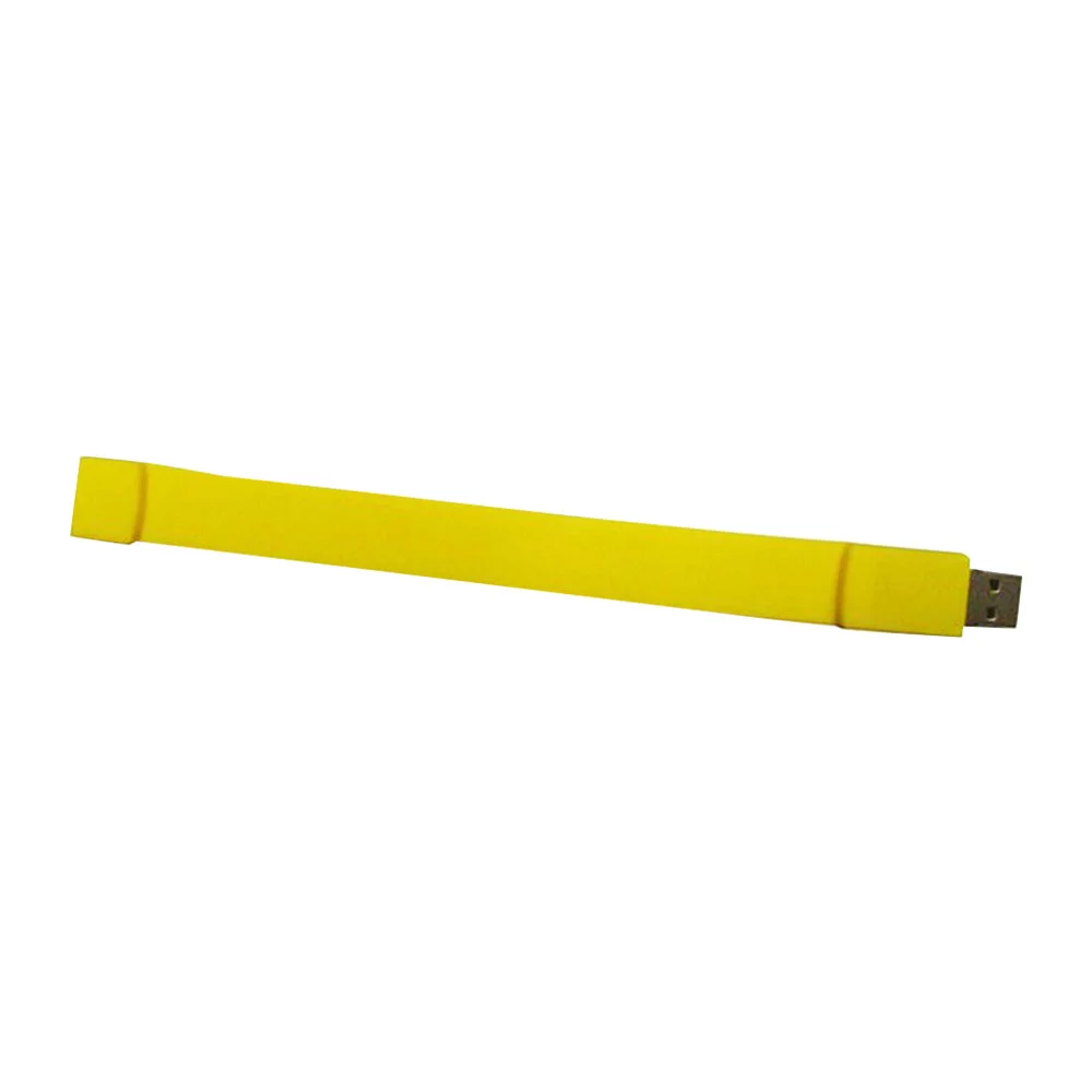 Флешка Силиконовый Браслет Bracelet Splice V170 желтый 256 Гб - фото 5