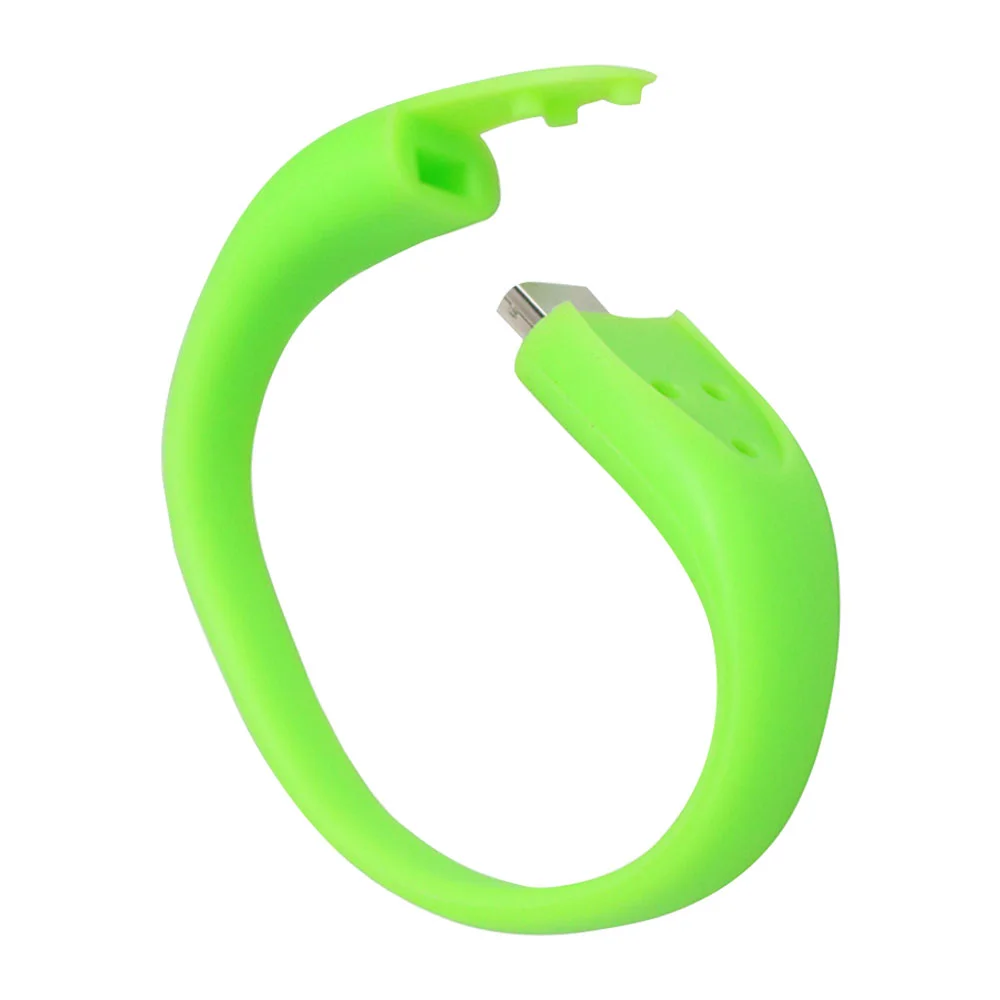 Флешка Силиконовый Браслет Bracelet Fancy V171 салатовый 2 Гб - фото 7