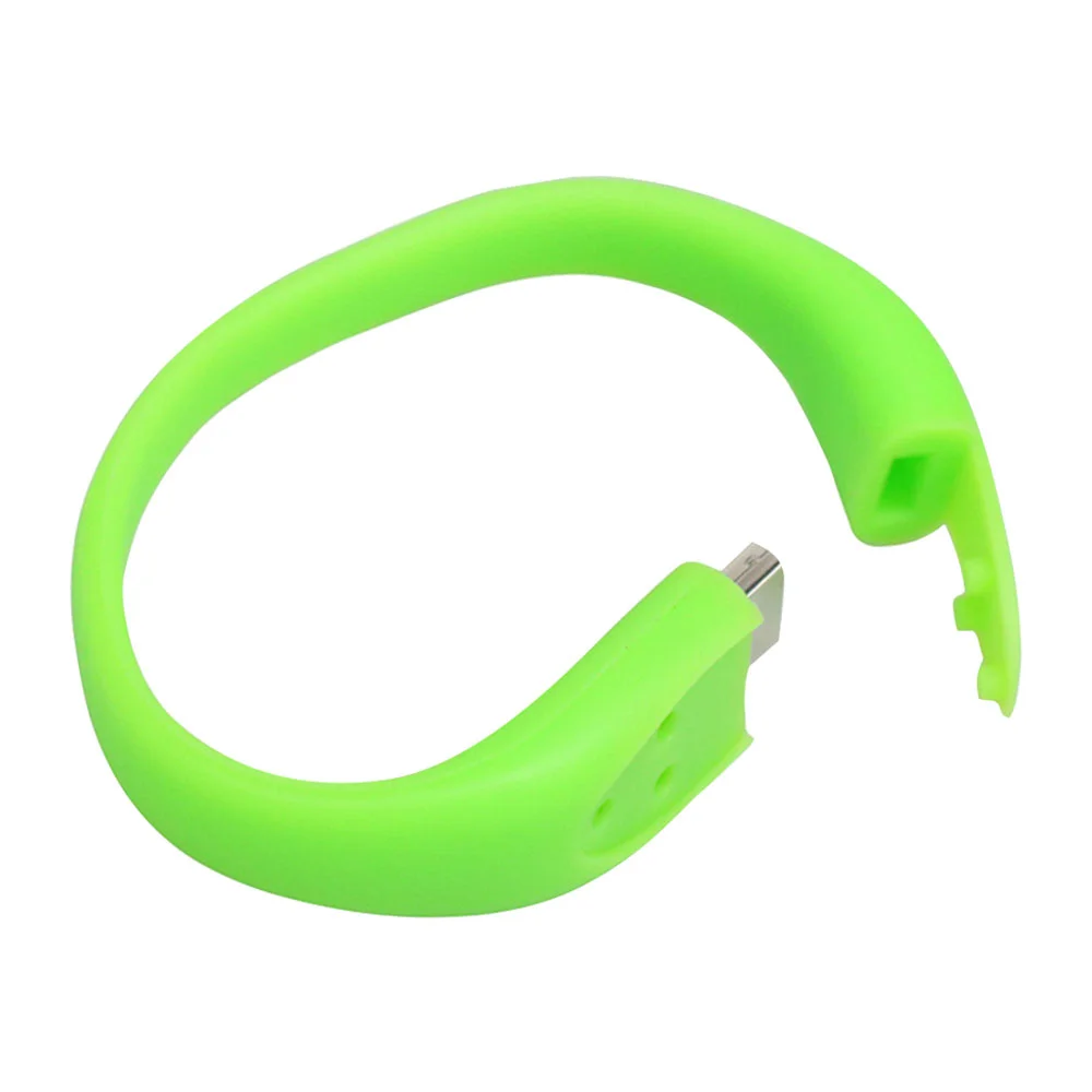 Флешка Силиконовый Браслет Bracelet Fancy V171 салатовый 128 Гб - фото 2