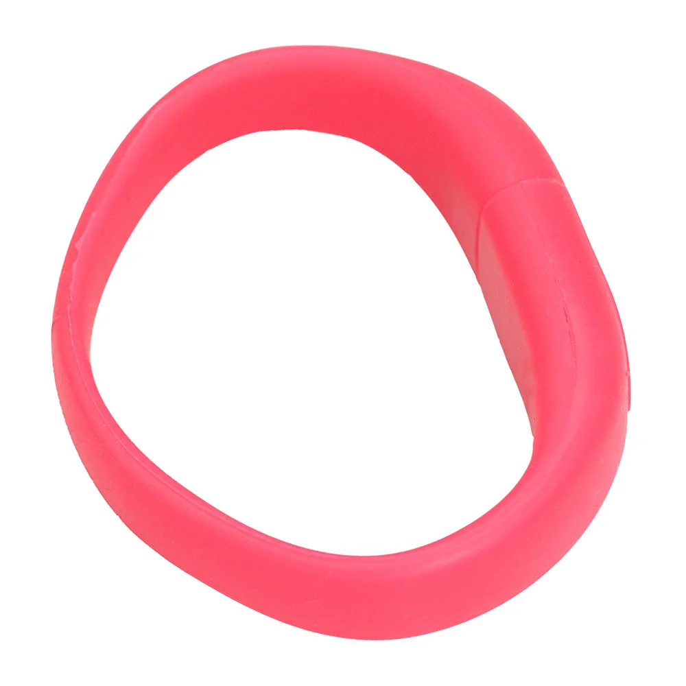 Флешка Силиконовый Браслет Bracelet Fancy V171 красный 8 Гб - фото 3