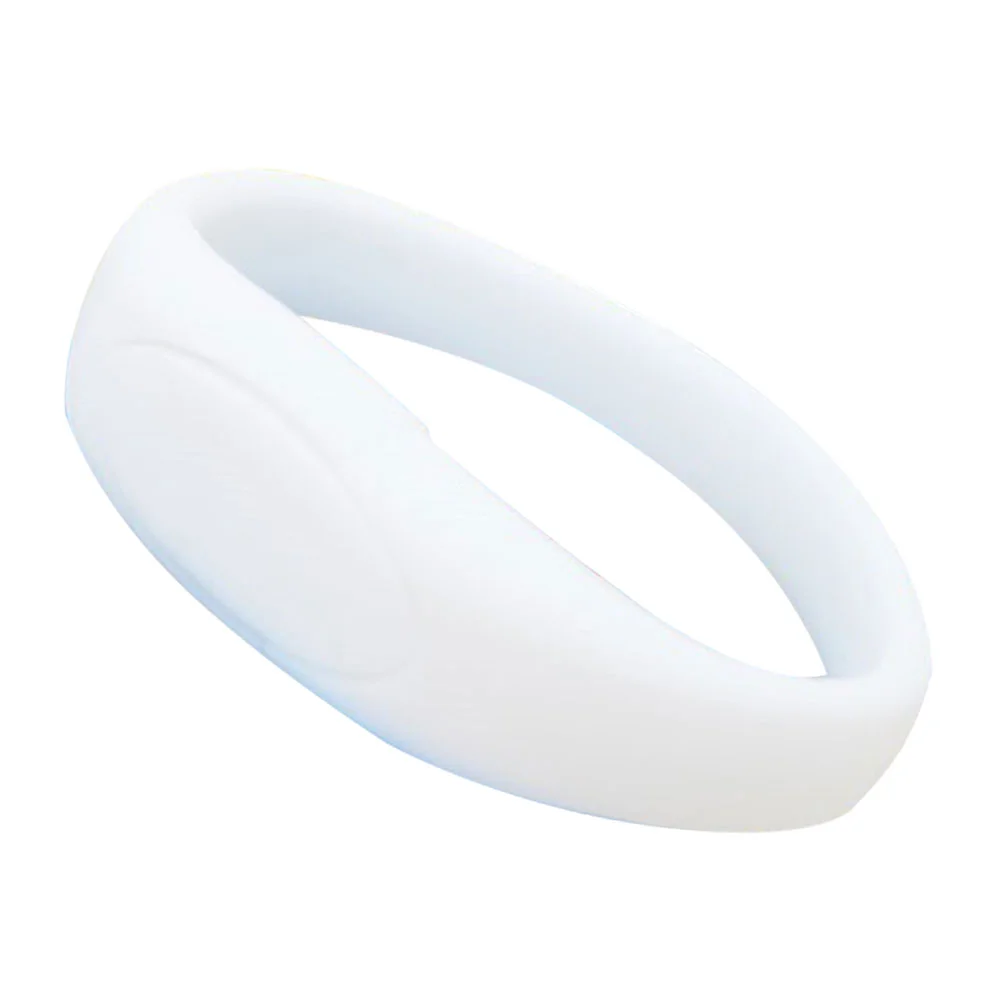 Флешка Силиконовый Браслет Bracelet Fancy V171 белый 64 Гб - фото 3