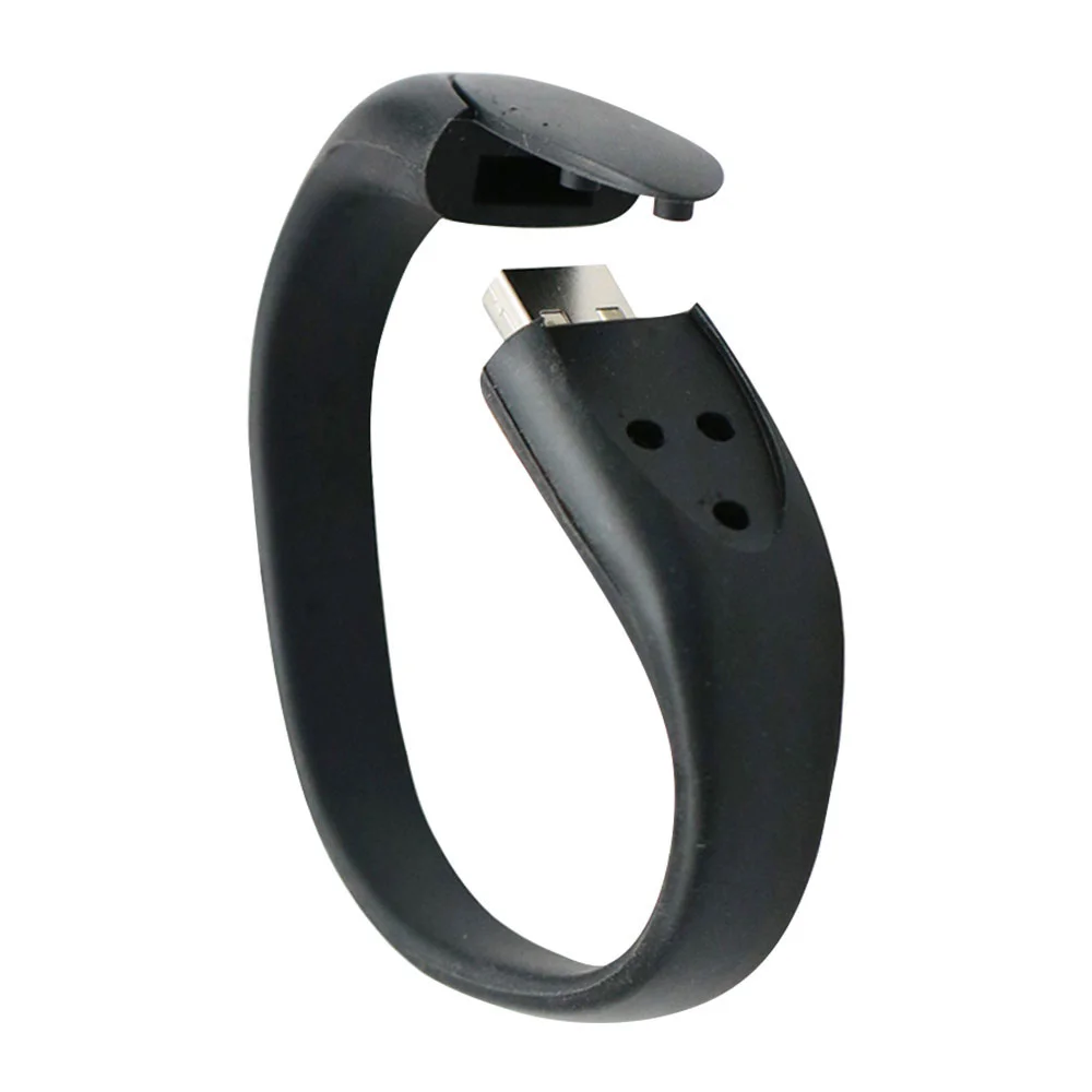 Флешка Силиконовый Браслет Bracelet Fancy V171 черный 256 Гб - фото 7