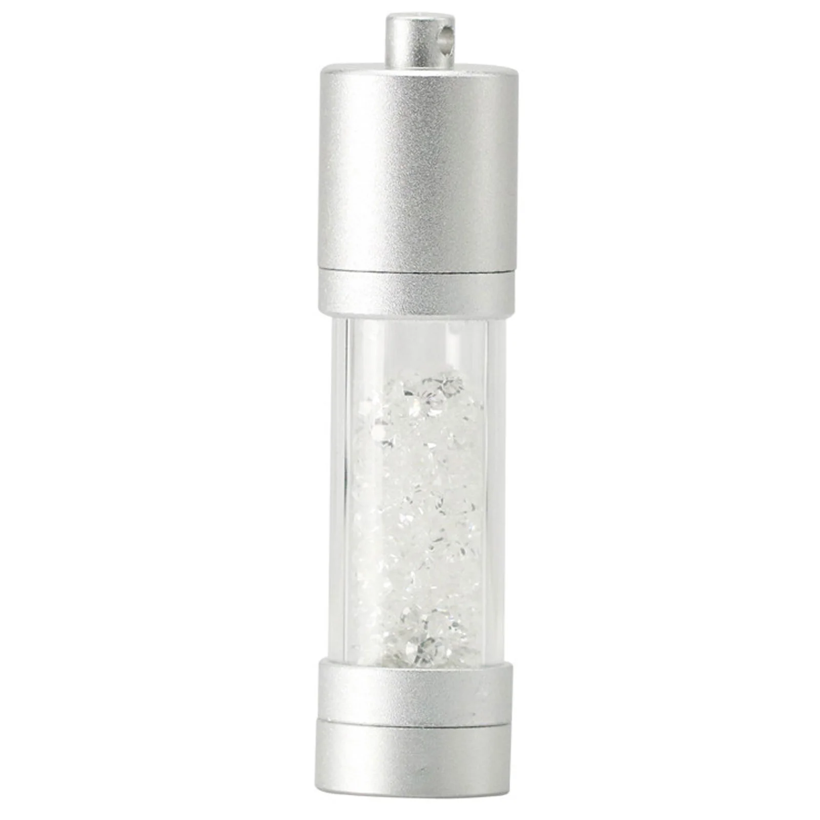 Флешка Стеклянная Цилиндр Cylinder Glass W188 белый 16 Гб - фото 2