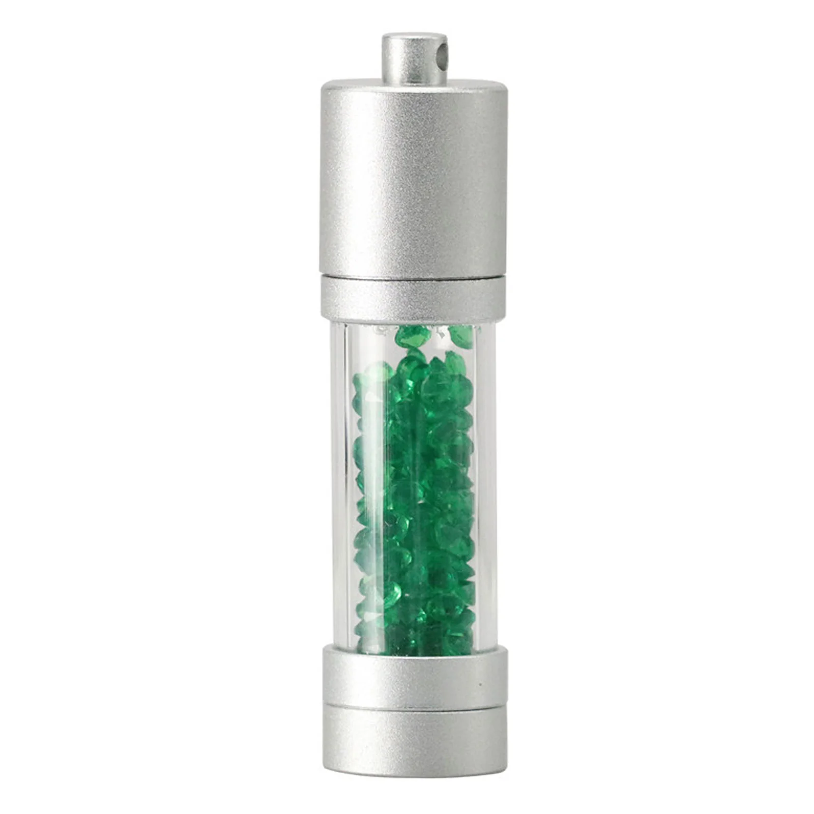 Флешка Стеклянная Цилиндр Cylinder Glass W188 зеленый 64 Гб - фото 2
