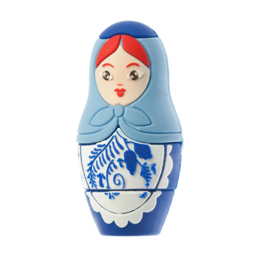 Флешка Резиновая Матрешка Matryoshka Q194 - фото 3