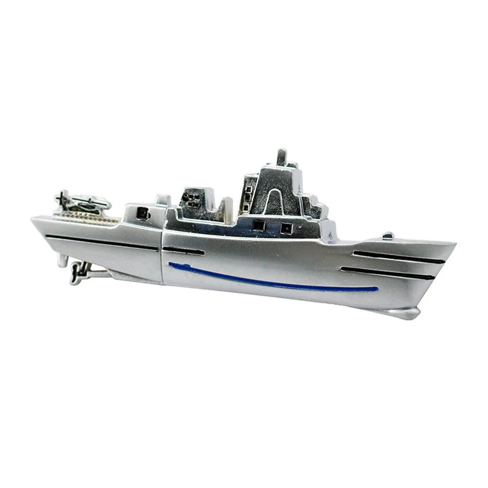 Флешка Металлический Военный Корабль Warship R197 серебряный 32 Гб - фото 10