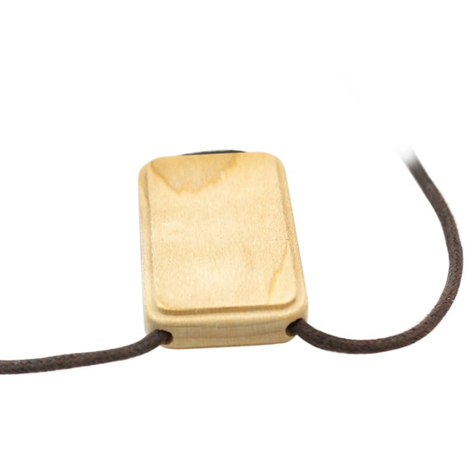 Флешка Деревянная Кулон Рестайл Coulomb Wooden F203 бежевая 8 Гб - фото 5