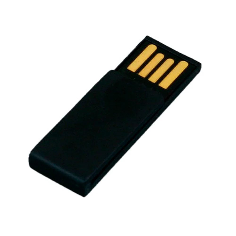 Флешка Пластиковая Скрепка Clip Silk S207 черный 256 Гб - фото 2