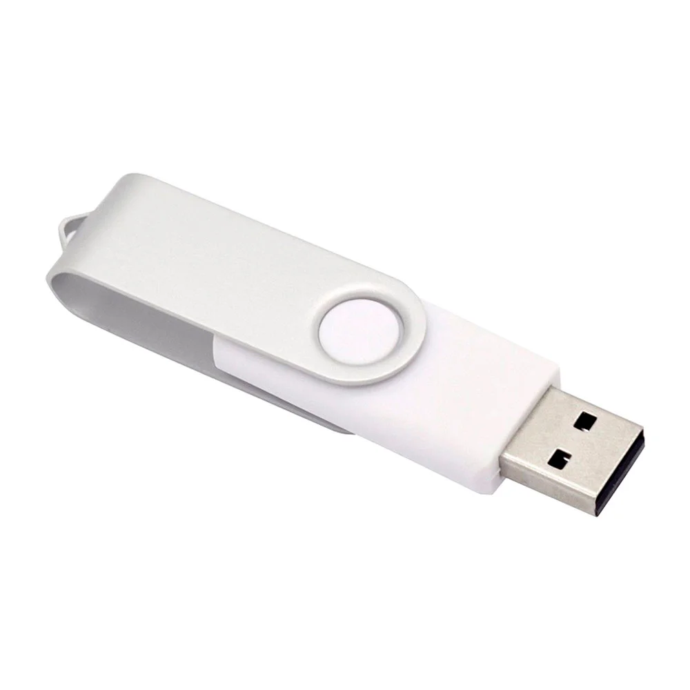 Флешка Пластиковая Твистер \Twister\ S215 белый 4 Гб - фото 3
