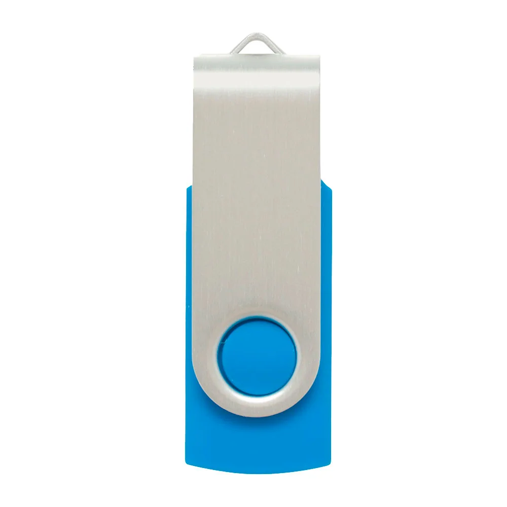 Флешка Пластиковая Твистер \Twister\ S215 голубой 4 Гб - фото 3