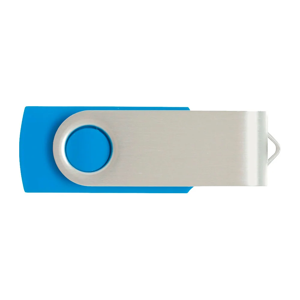 Флешка Пластиковая Твистер \Twister\ S215 голубой 4 Гб - фото 4