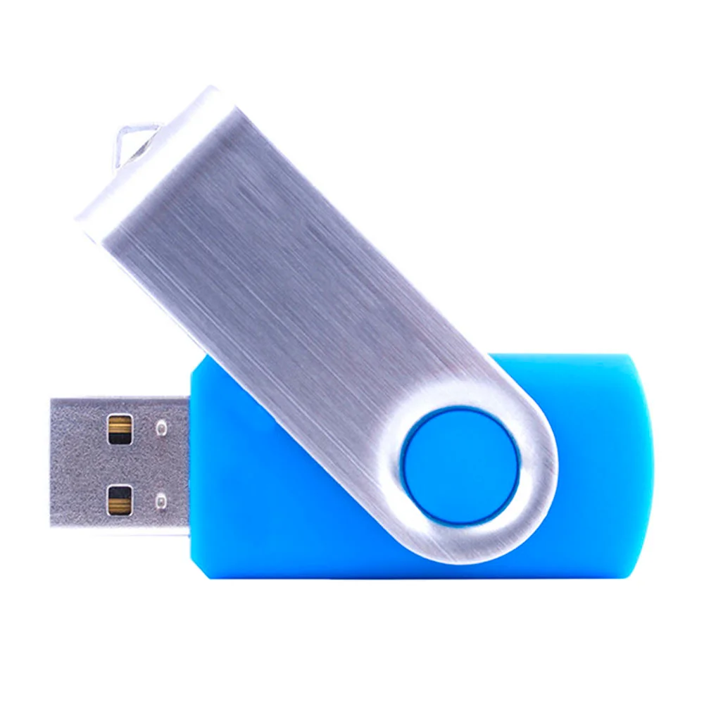 Флешка Пластиковая Твистер \Twister\ S215 голубой 4 Гб - фото 5