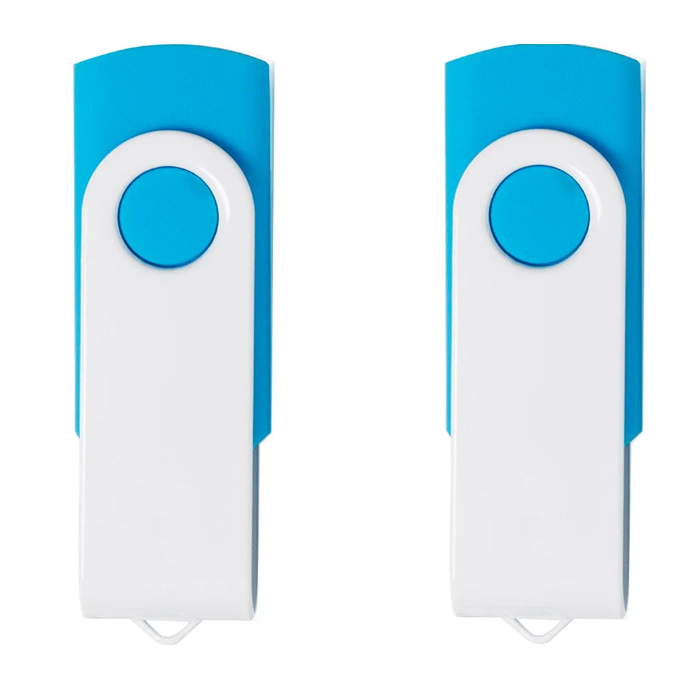 Флешка Пластиковая Твистер \Twister\ S215 голубой 4 Гб - фото 9